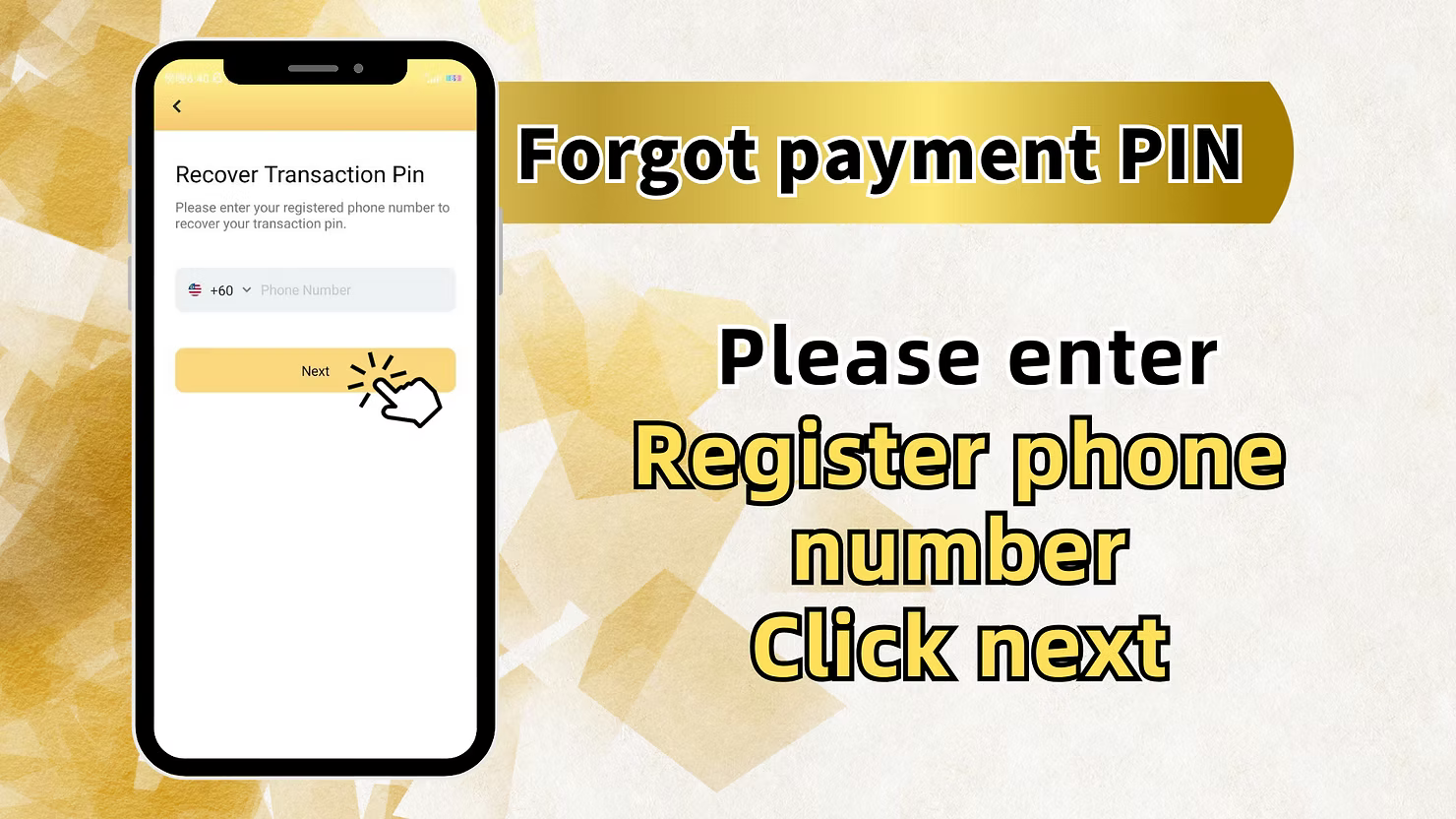 Change Payment PIN at LUCKYTOWN