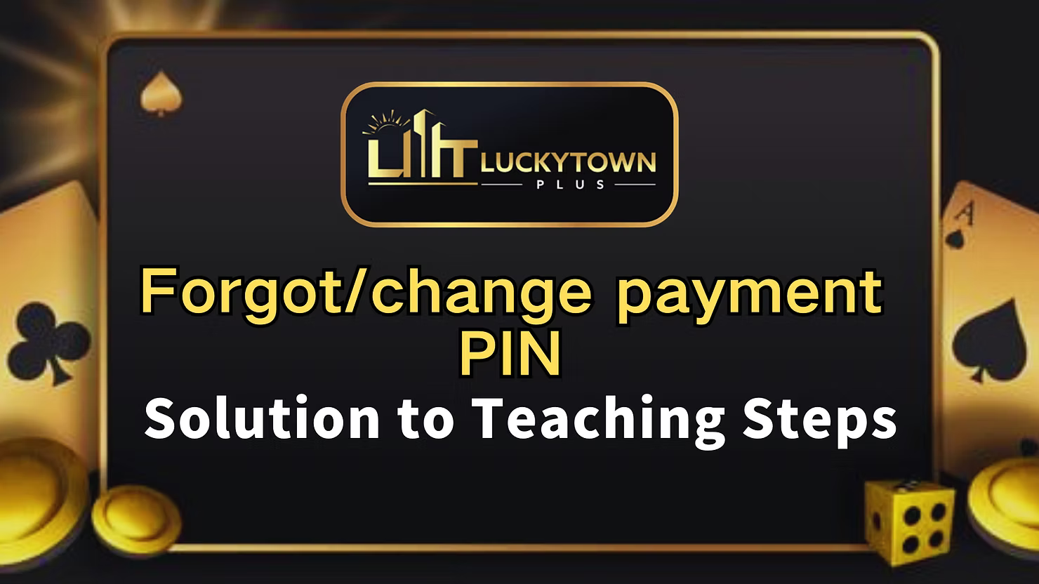 Forgot Transfer Password at LUCKYTOWN